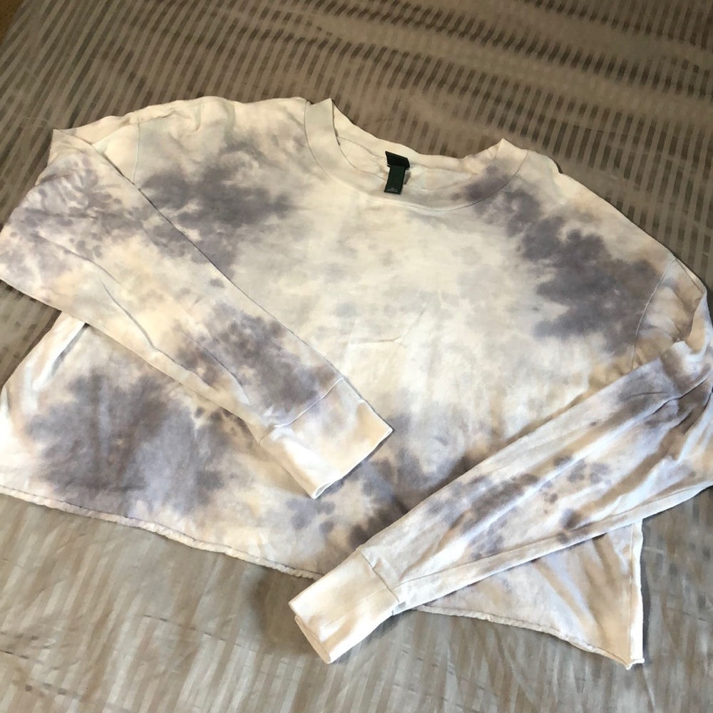 Cropped sweatshirt/tee